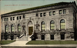 Public Library Elizabeth, NJ Postcard Postcard