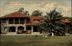 Superintendent's Lodge, Golden Gate Park San Francisco, CA Postcard Postcard