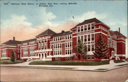 Jefferson High School Portland, OR Postcard Postcard