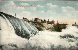 Lower Spokane Falls Postcard