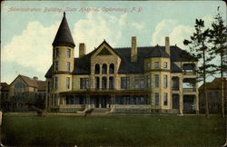 Administration Building, State Hospital Ogdensburg, NY Postcard Postcard