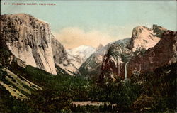 Yosemite Valley California Yosemite National Park Postcard Postcard