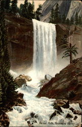 Vernal Falls Postcard