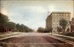 Linwood Boulevard Kansas City, MO Postcard Postcard