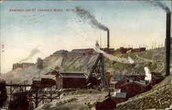 Anaconda and St. Lawrence Mines Postcard