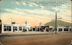 Entrance to Camp Grande Postcard