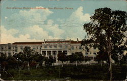 San Marcos Baptist Academy Texas Postcard Postcard