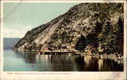 Rogers Slide and Rogers Rock landing Postcard