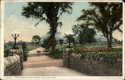 The Conservatory, Bronx Park Postcard