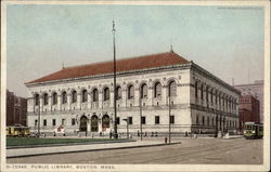 Public Library Postcard