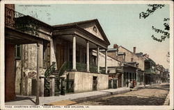 Chartres Street, "Vieux Carre" New Orleans, LA Postcard Postcard