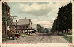 Bethlehem Street, Looking East New Hampshire Postcard Postcard