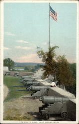 The South Wall Fort Ticonderoga, NY Postcard Postcard