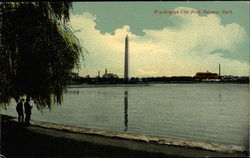 Washington City from Potomac Park District Of Columbia Washington DC Postcard Postcard