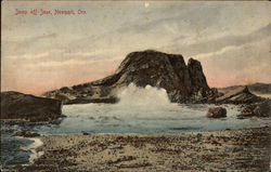 Jump Off Jose, Newport, Ore Oregon Postcard Postcard