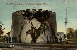 The Old Round Tower, Fort Snelling Postcard