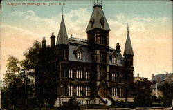 Wiggins Orphanage, St. John, N.B Postcard