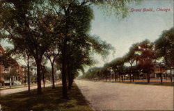 Grand Boulevard Postcard