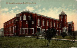 St. Joseph's Academy Des Moines, IA Postcard Postcard