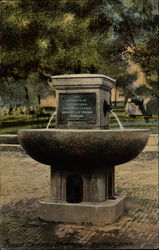 Public Drinking Fountain Ottumwa, IA Postcard Postcard