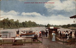 Jackson Park from Boat House Chicago, IL Postcard Postcard