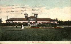 Pavilion City Park Postcard