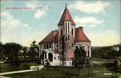 Gale Memorial Library Laconia, NH Postcard Postcard