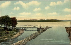 Lake Winnipesaukee and Endicott Rock Weirs Postcard