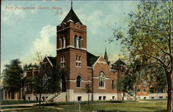 First Presbyterian Church, Fargo, N.D Postcard