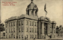 New Richland County Court House Wahpeton, ND Postcard Postcard