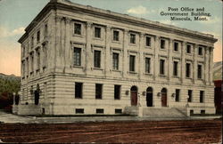 Post Office and government building Postcard