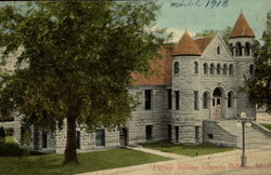 Parmly Billings Library, Billings, Mont Postcard