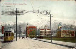 Twenty-Fifth Street, Ogden, Utah Postcard