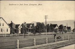 Residences in Park Street Postcard