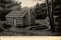 Kentucky's First Cabin Postcard