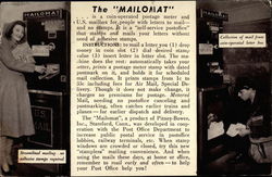 The "Mailomat" Postal Postcard Postcard