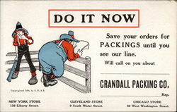 Crandall Packing Co Advertising Postcard Postcard