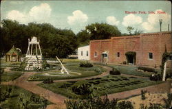 Electric Park Iola, KS Postcard Postcard