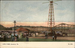 Luna Park Johnstown, PA Postcard Postcard