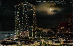 General View, Ontario Beach Park, Charlotte, N.Y Postcard