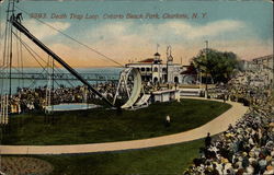 Death Trap Loop, Ontario Beach Park Charlotte, NY Postcard Postcard