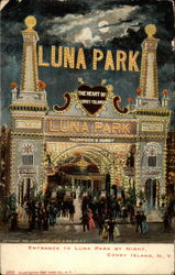 Luna Park New York, NY Postcard Postcard