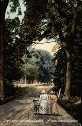 A rural scene in Quebec Postcard