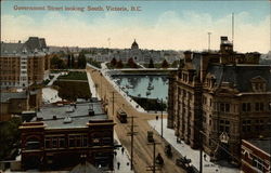 Government Street Looking South Postcard