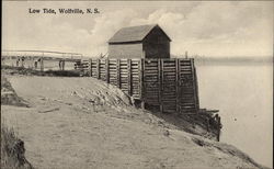 Low Tide Wolfville, NS Canada Nova Scotia Postcard Postcard