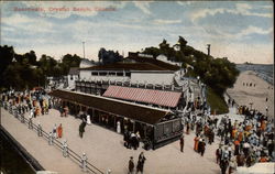 Boardwalk, Crystal Beach Postcard