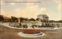 General view of Oakes Garden Theatre Postcard