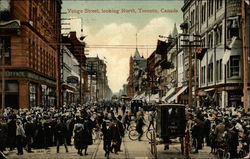 Yonge Street, Looking North Postcard