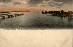 Narrows between Lakes Couchiching and Simcoe Postcard