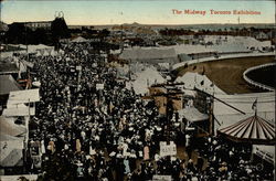 The Midway, Toronto Exhibition Ontario Canada Postcard Postcard